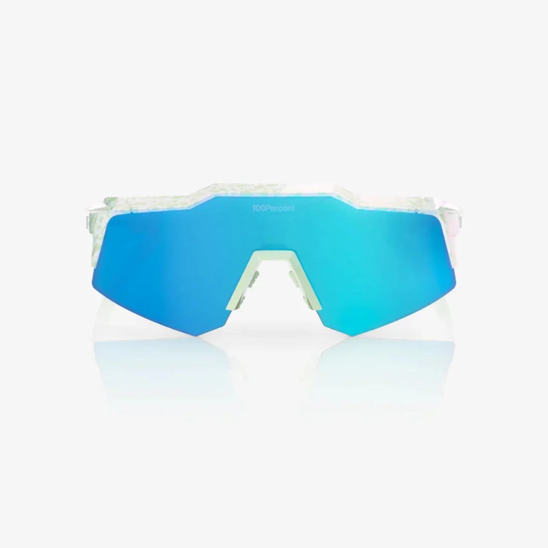 100% Speedcraft XS LE Elly De La Cruz Sunglasses - Blue Topaz Mirror Lens - Image 2