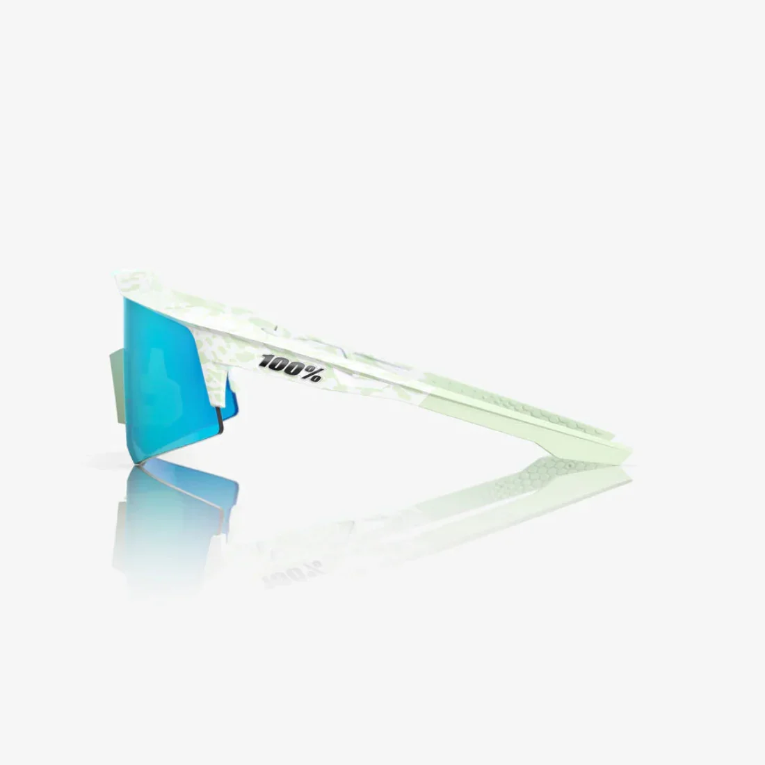 100% Speedcraft XS LE Elly De La Cruz Sunglasses - Blue Topaz Mirror Lens - Image 3