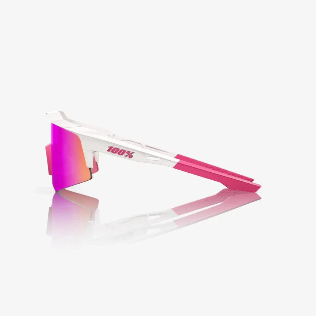 100% Speedcraft® XS Youth Sunglases w/ HiPER® Vital Pink Mirror Lens - Image 3