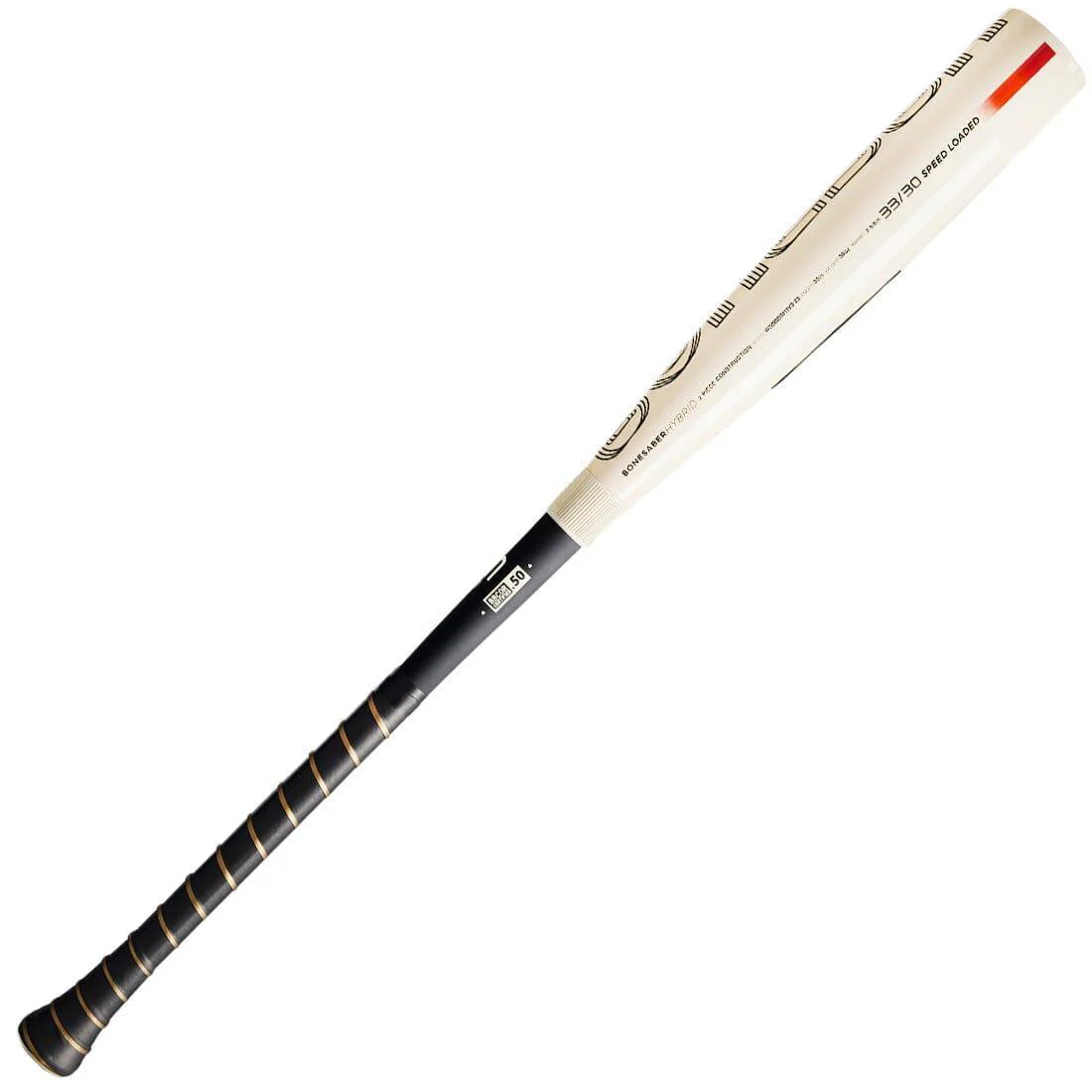 2024 Warstic Bonesaber Hybrid (-3) BBCOR Baseball Bat: MBBSRHB23WH33 - Image 4