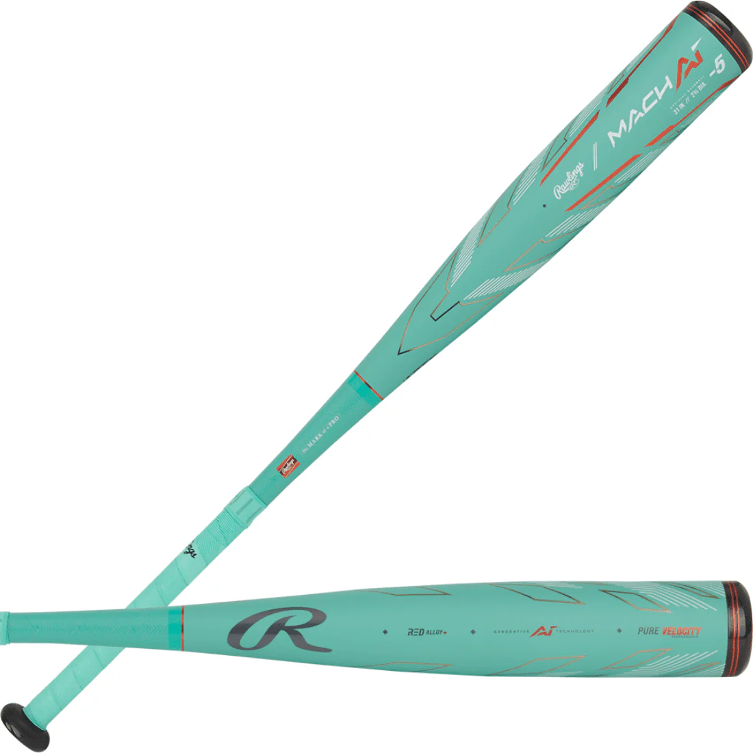 2024 Rawlings Mach AI 2 3/4" (-5) USSSA Baseball Bat: RUT4MC5 - Image 2