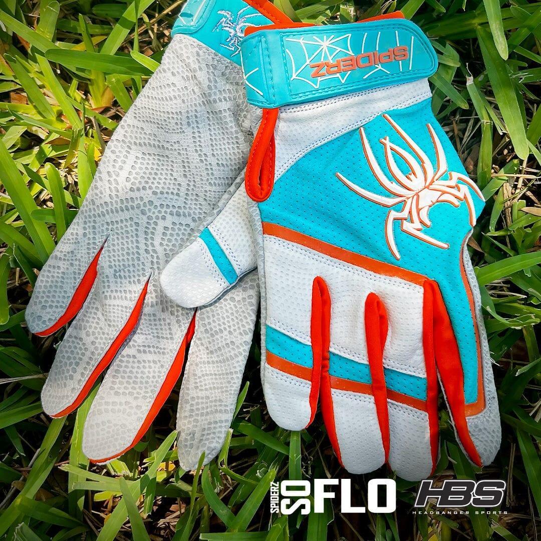2024 Spiderz Hybrid Batting Gloves: SO FLO - Image 2