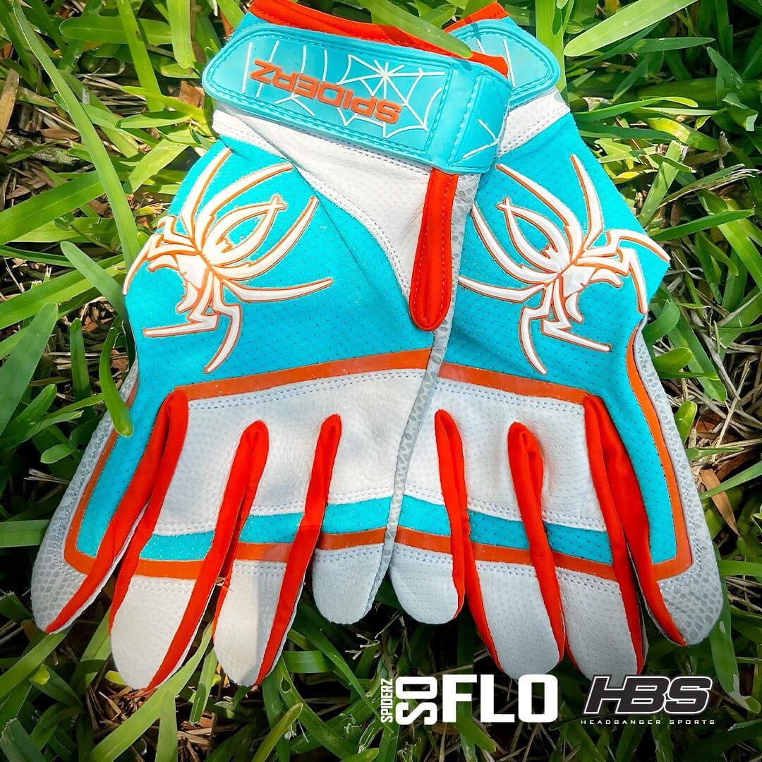 2024 Spiderz Hybrid Batting Gloves: SO FLO - Image 3