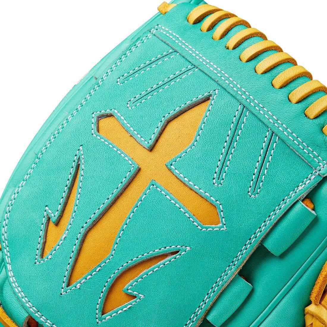 2024 Wilson A2000 B23 12" Pitcher's Baseball Glove: Seafoam & Yellow - Image 11