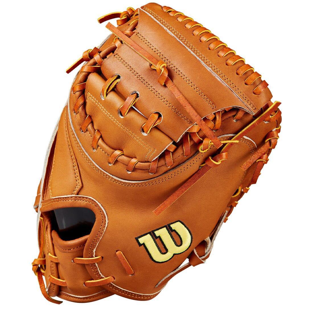 2024 Wilson Glove Day Series Saddle Tan A2000 M23 33.5” Baseball Catcher’s Mitt: WBW102094335 - Image 4