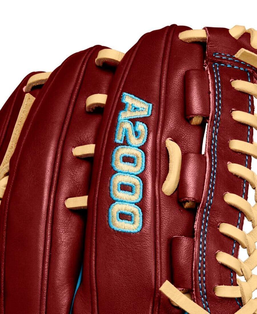 2024 Winter Wilson A2000 D33 11.75" Pitcher's Baseball Glove: WBW1025251175 - Image 6