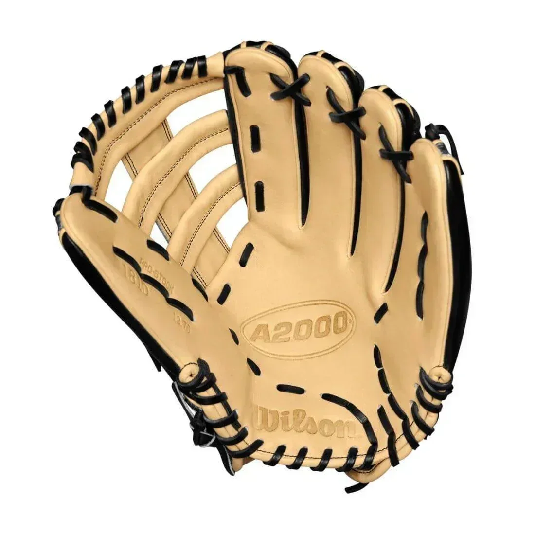 2024 Winter Wilson Camo A2000 1810 12.75” Outfield Baseball Glove: WBW1025271275 - Image 2