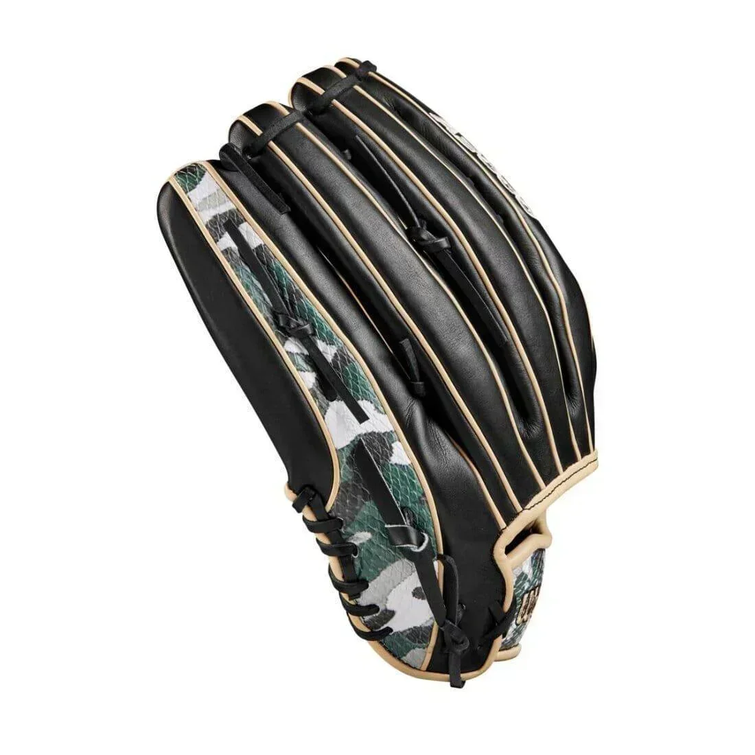 2024 Winter Wilson Camo A2000 1810 12.75” Outfield Baseball Glove: WBW1025271275 - Image 4