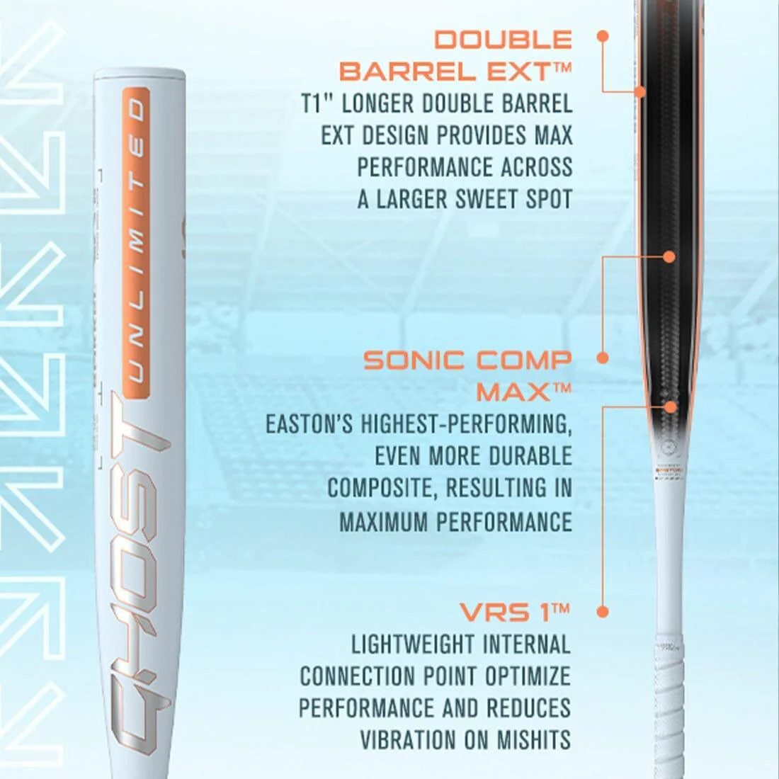 2025 Easton Ghost Unlimited Fastpitch Softball Bat: -11, -10, -9, -8 - Image 3