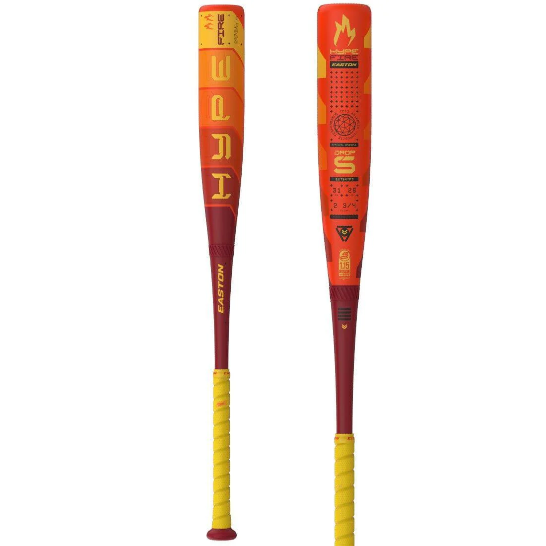 2025 Easton Hype Fire 2 3/4" USSSA Baseball Bat: -10, -8, -5 - Image 6