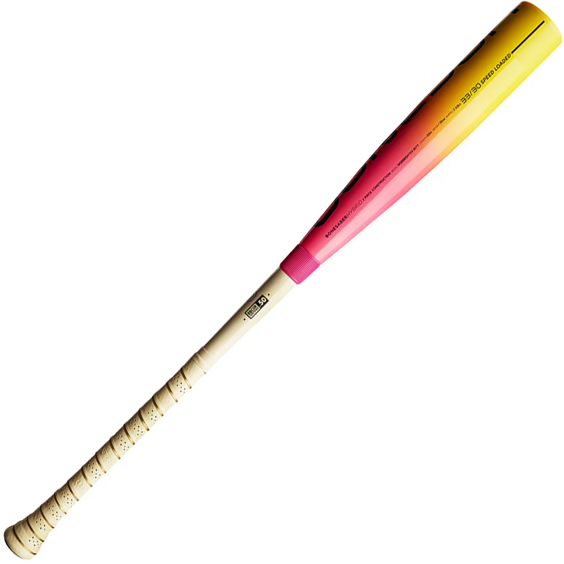 2025 Warstic Tropical Thunder Bonesaber Hybrid BBCOR Baseball Bat: MBBSRHB25TT - Image 4