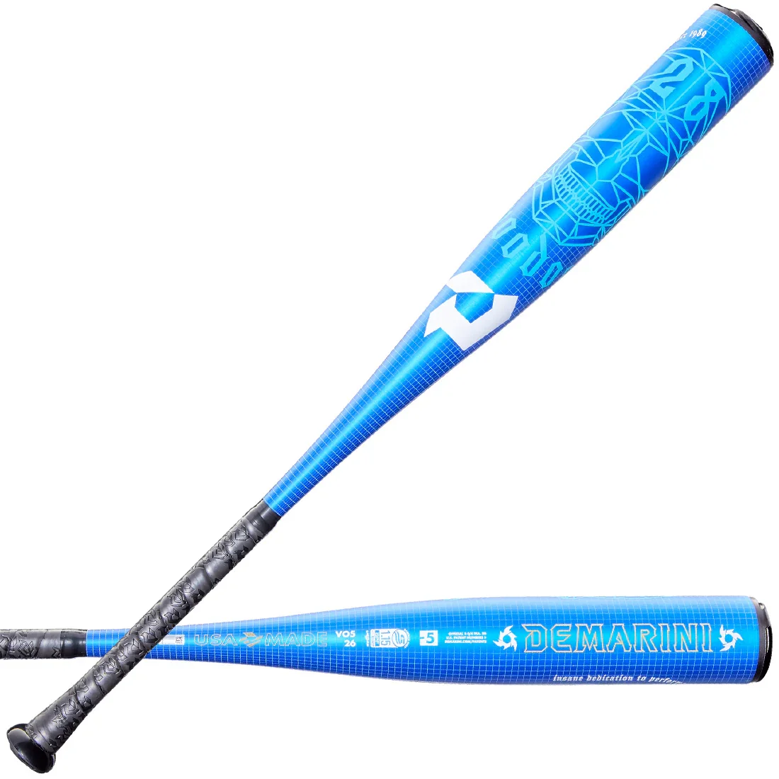 2026 DeMarini Voodoo One 2 3/4" USSSA Baseball Bat: -10, -8, -5 - Image 10