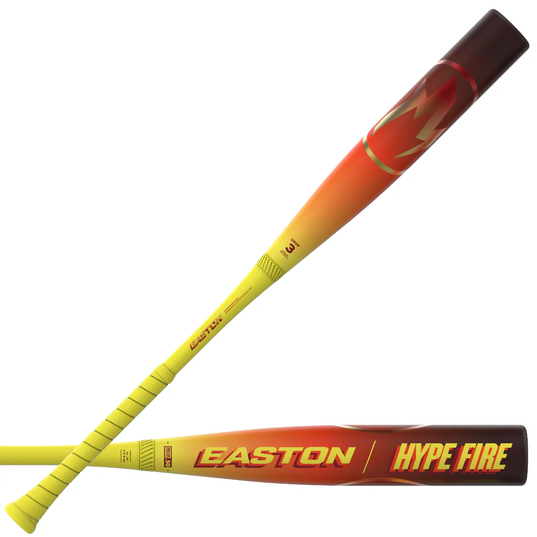 2026 Easton Hype Fire BBCOR 2 5/8" Baseball Bat: EBB6HYP3 - Image 2