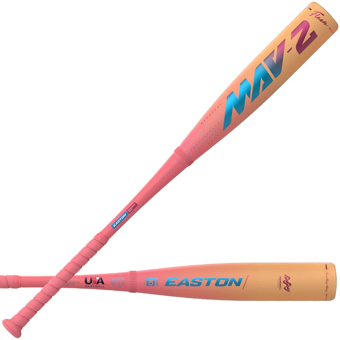 2026 Easton Mav2 Flash (-10) 2 5/8" USA Baseball Bat: EUS6M2F10 - Image 2