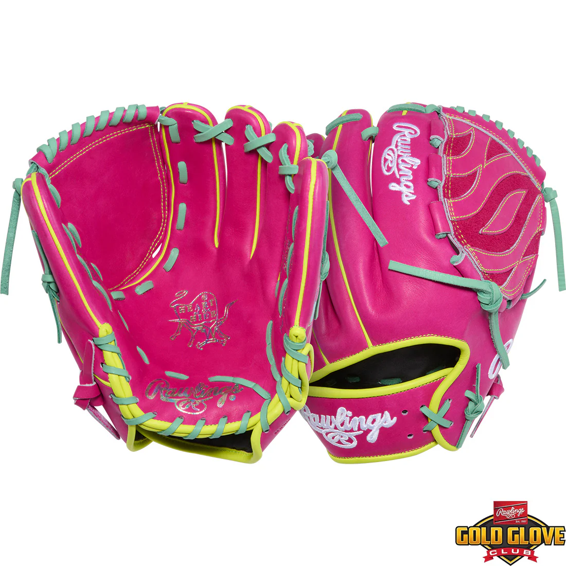2026 Rawlings Heart of the Hide RGGC January 12" Pitcher's Baseball Glove: PRO206TRI-34BE - Image 4