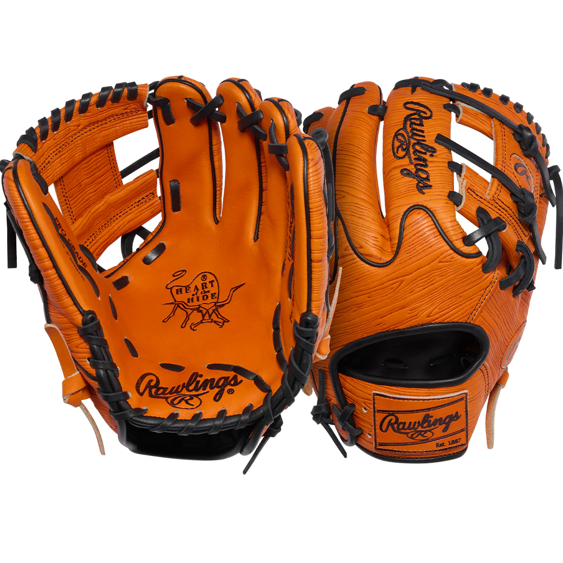 2026 Rawlings Heart of the Hide RGGC March 11.5" Infield Baseball Glove: PROR204W-200 - Image 5