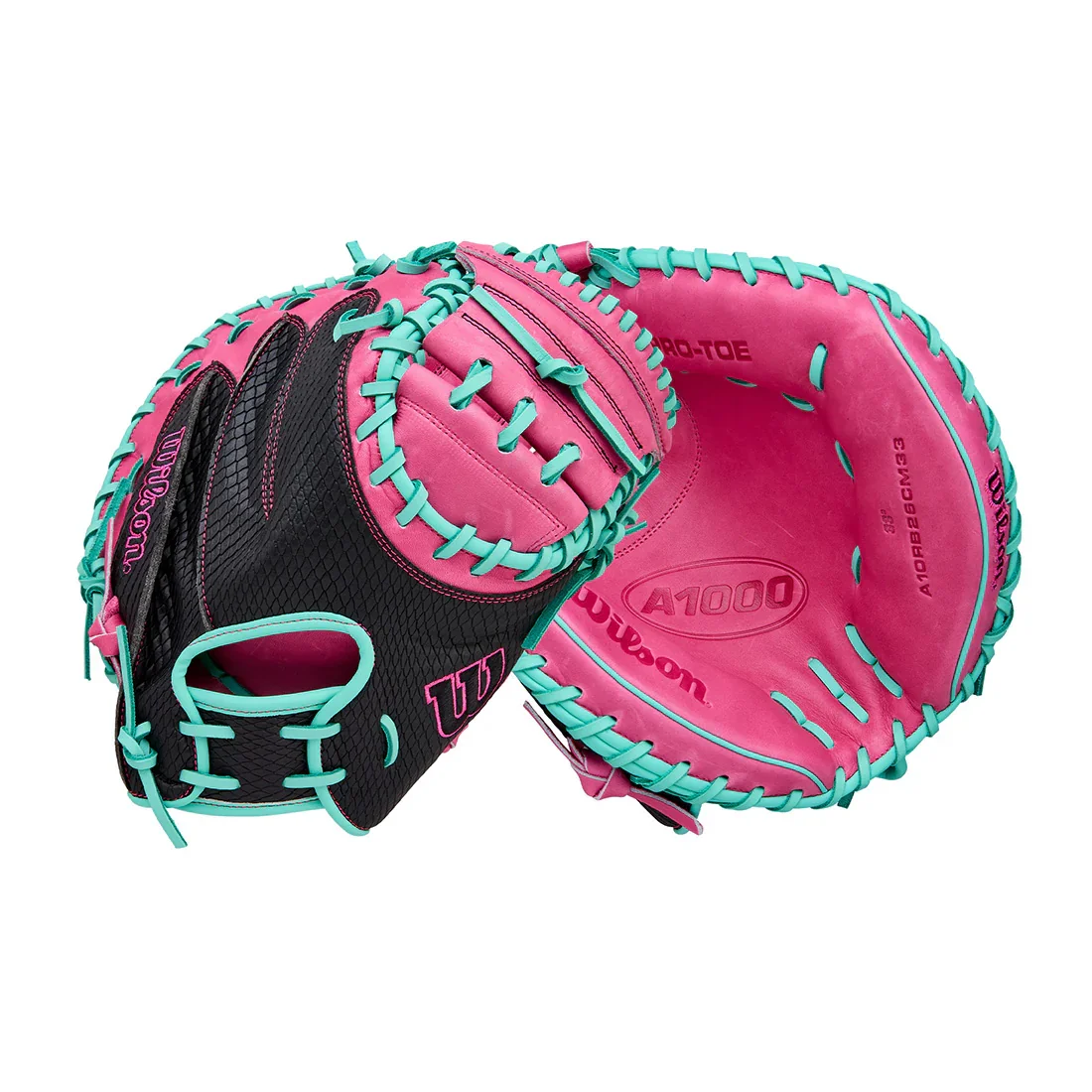 2026 Wilson A1000 CM33 33" Baseball Catcher's Mitt: WBW10396633 - Image 4