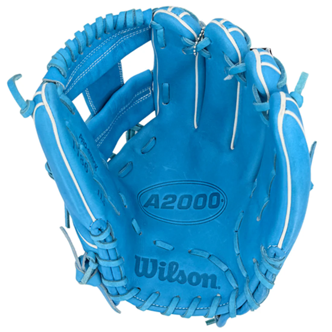 2026 Wilson A2000 1786 11.5" Sky Blue Secret Menu Infield Baseball Glove: WBW104300115 - Image 2