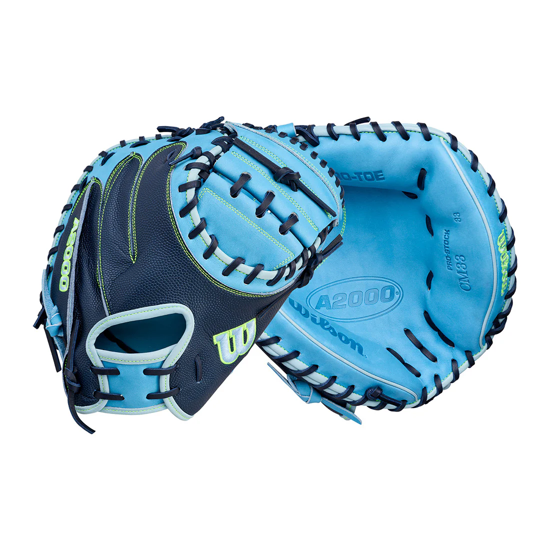 2026 Wilson A2000 CM33SS 33" Summer Collection Baseball Catcher's Mitt: WBW10460433 - Image 5