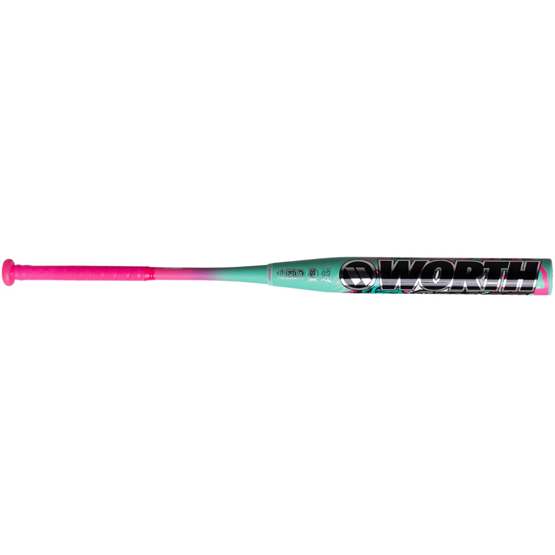 2026 Worth Bedlam Josh Riley 13.5" 2PC Balanced USSSA Slowpitch Softball Bat: WSU6JRBEDB - Image 3