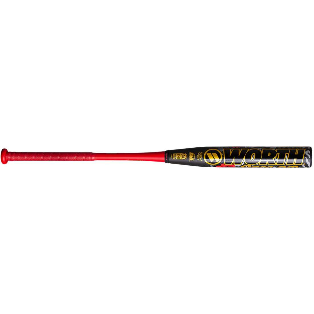2026 Worth Bedlam Josh Riley XXL 12" 2PC End Load USSSA Slowpitch Softball Bat: WSU6JRB12X - Image 3