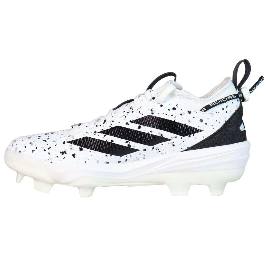 Adidas Adizero Impact 2.0 Shades TPU Baseball Cleat: White/Iridescent - Image 2