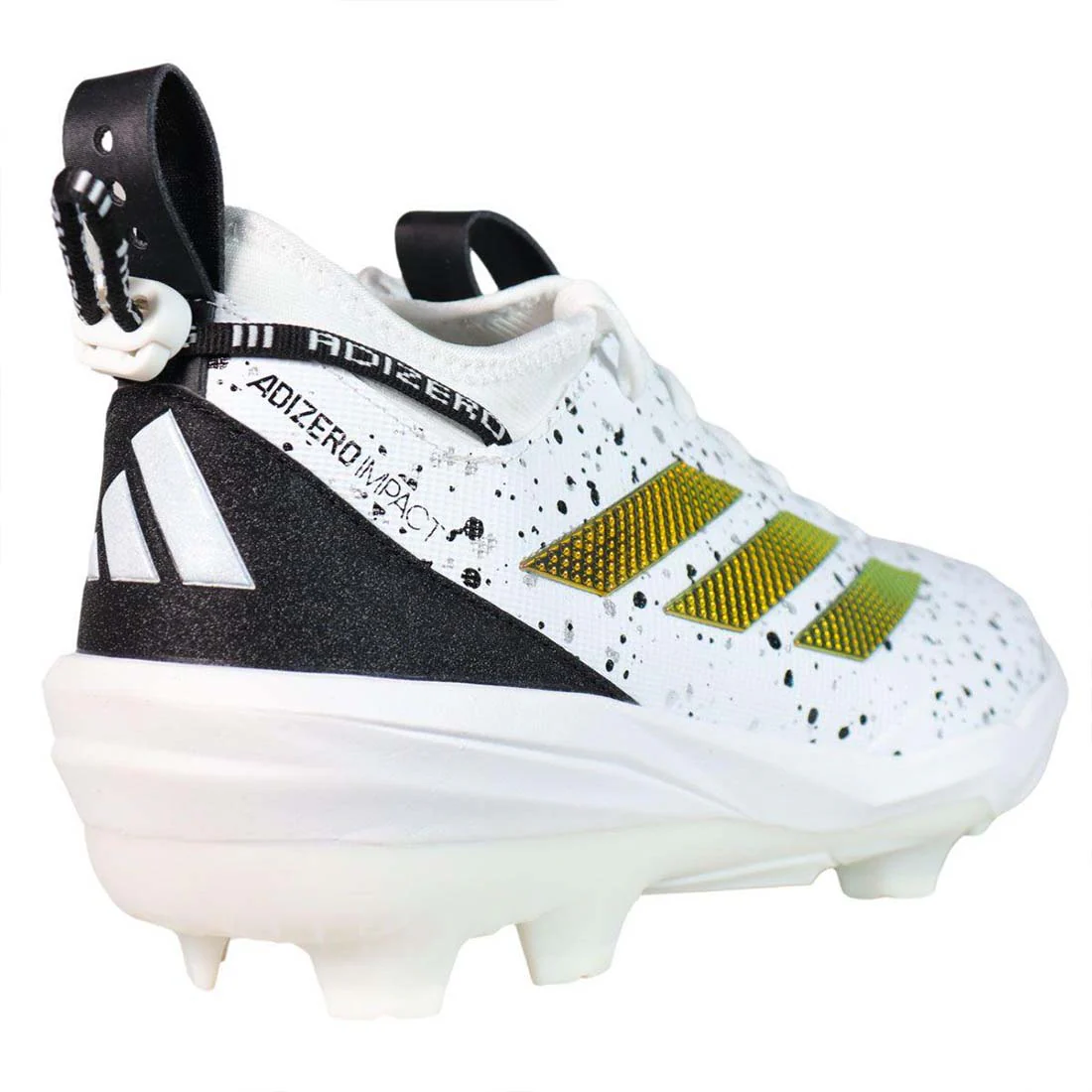 Adidas Adizero Impact 2.0 Shades TPU Baseball Cleat: White/Iridescent - Image 6