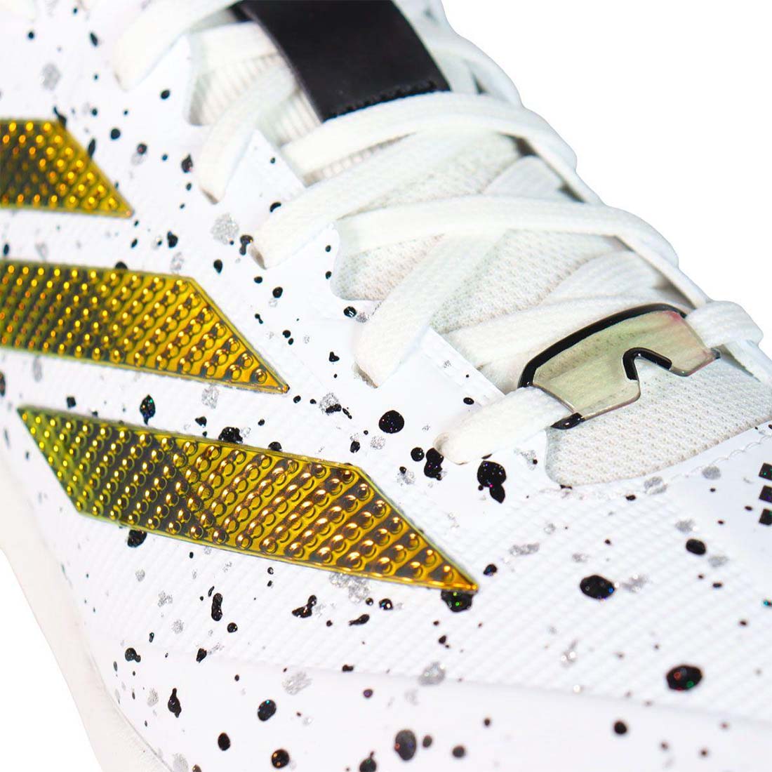 Adidas Adizero Impact 2.0 Shades TPU Baseball Cleat: White/Iridescent - Image 7