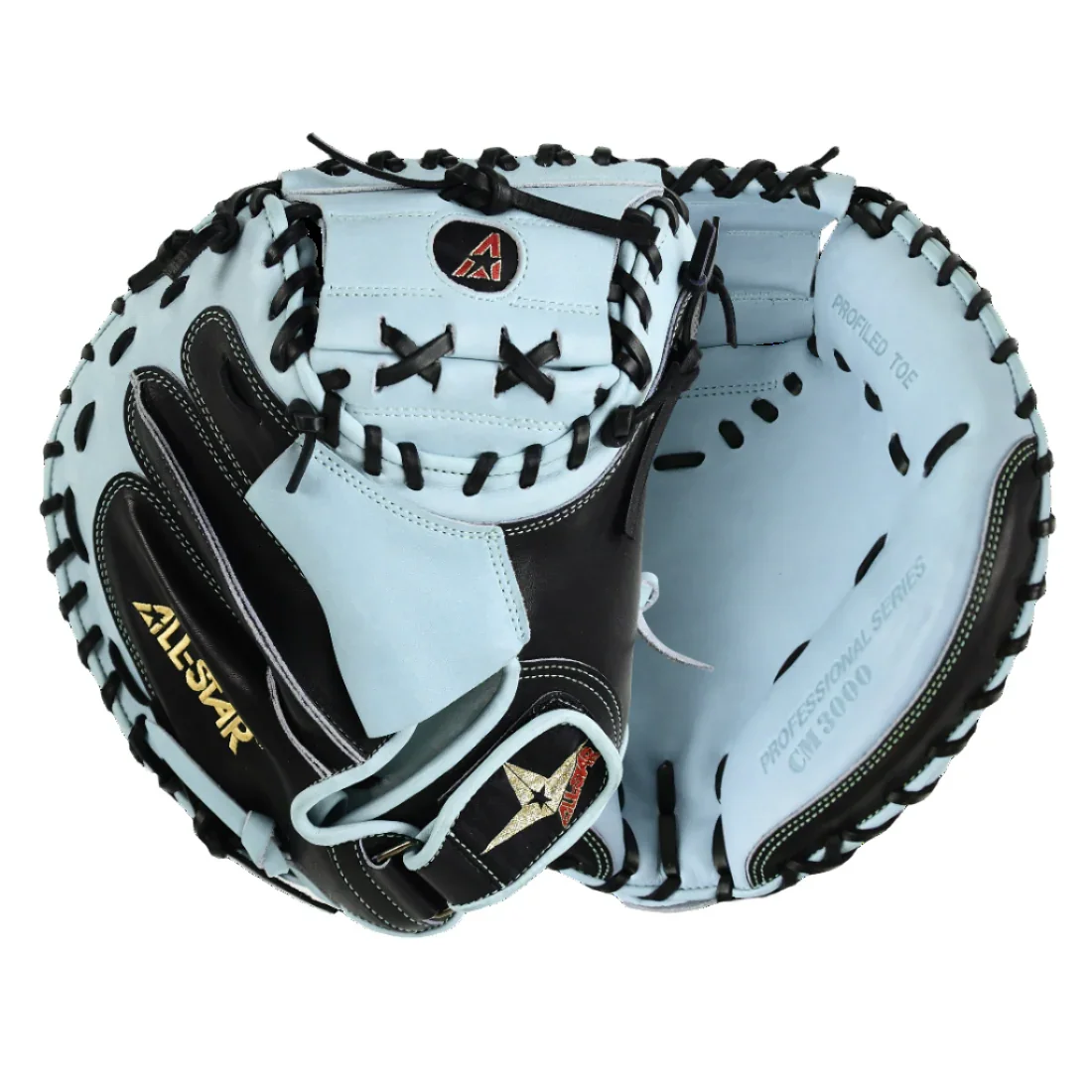 All-Star Pro Elite 34" Catcher's Mitt: CM3000BK_SB - Image 3