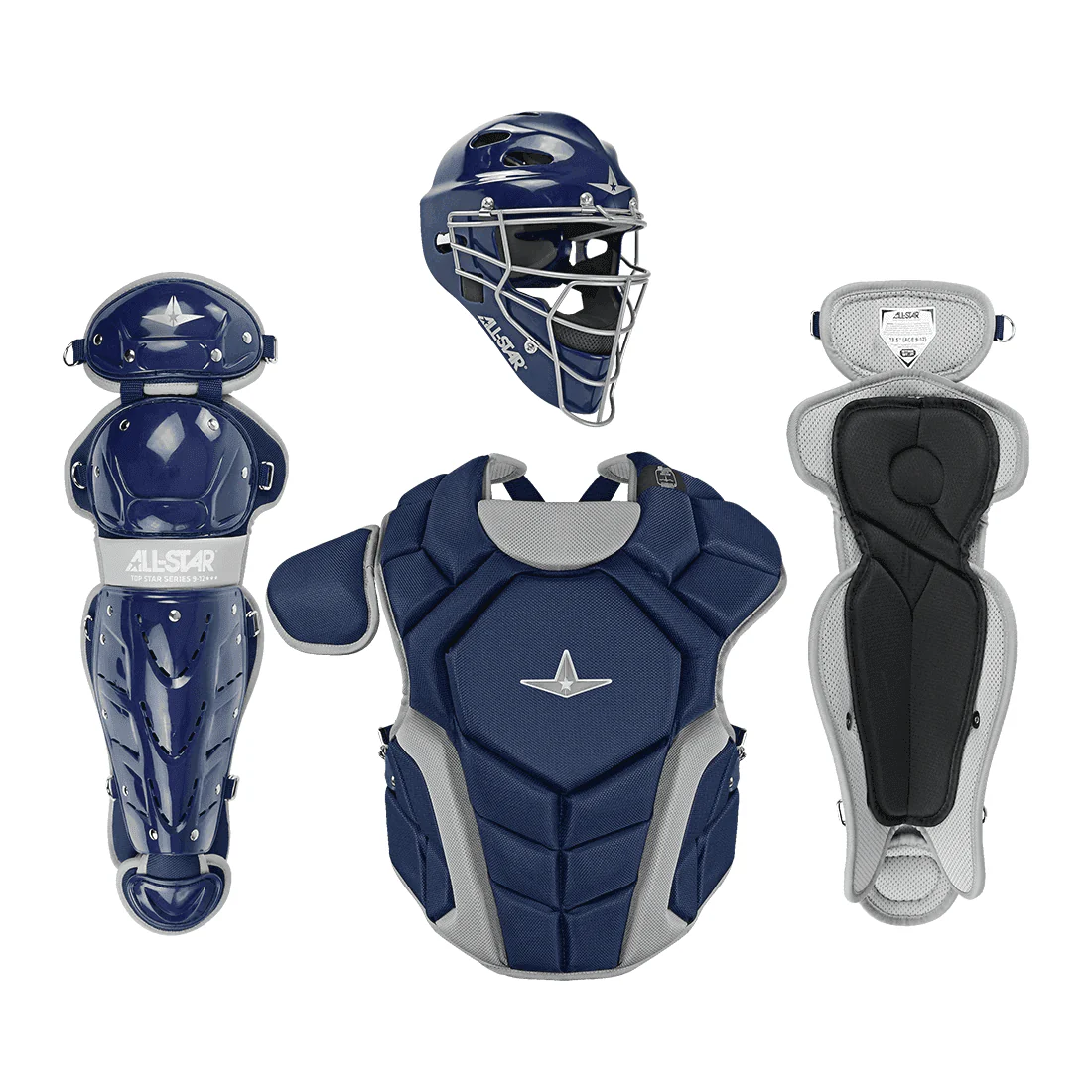 All Star Top Star Series (Ages 7-9) Catcher's Kit NOCSAE Approved: CKCC-TS-79 - Image 3