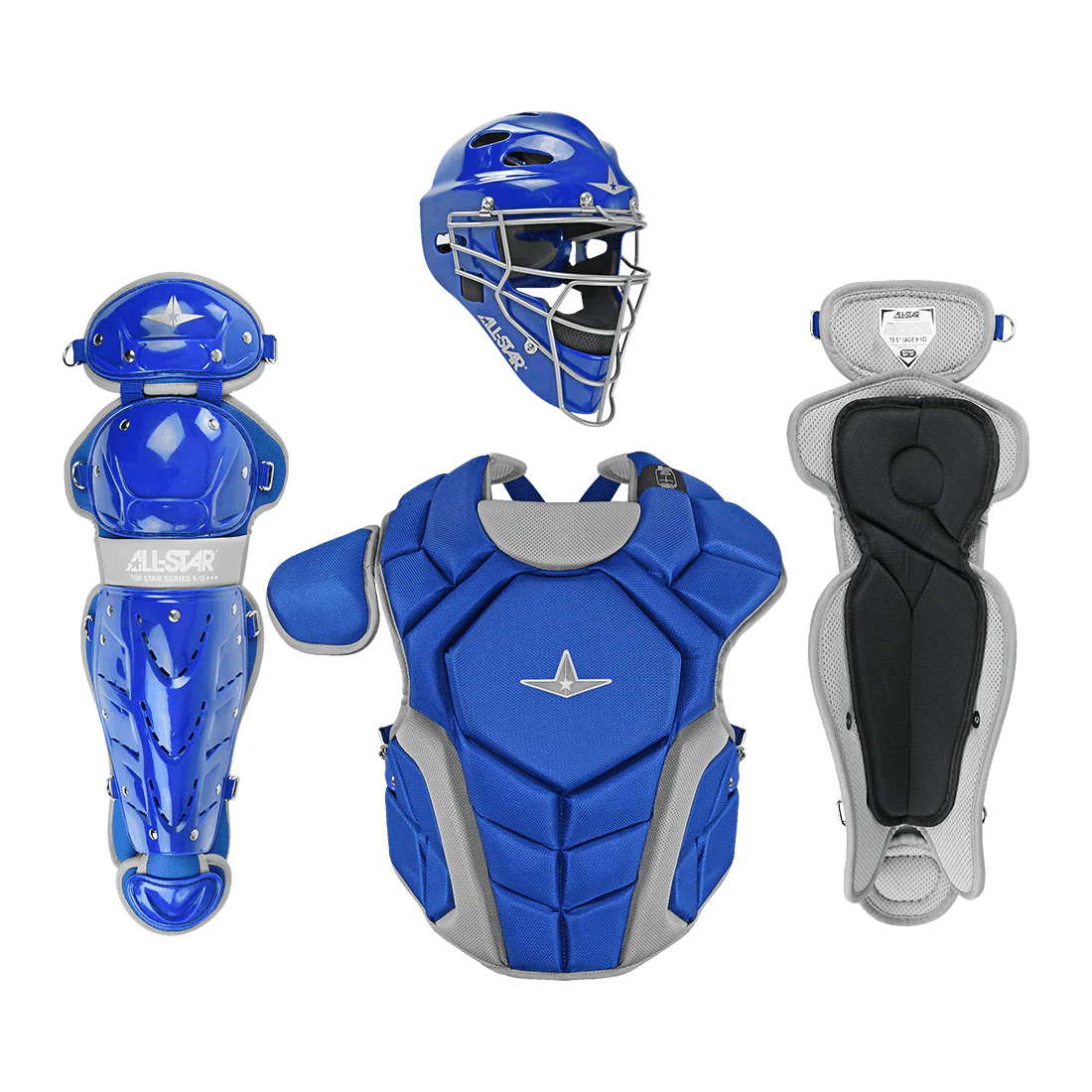 All Star Top Star Series (Ages 7-9) Catcher's Kit NOCSAE Approved: CKCC-TS-79 - Image 4