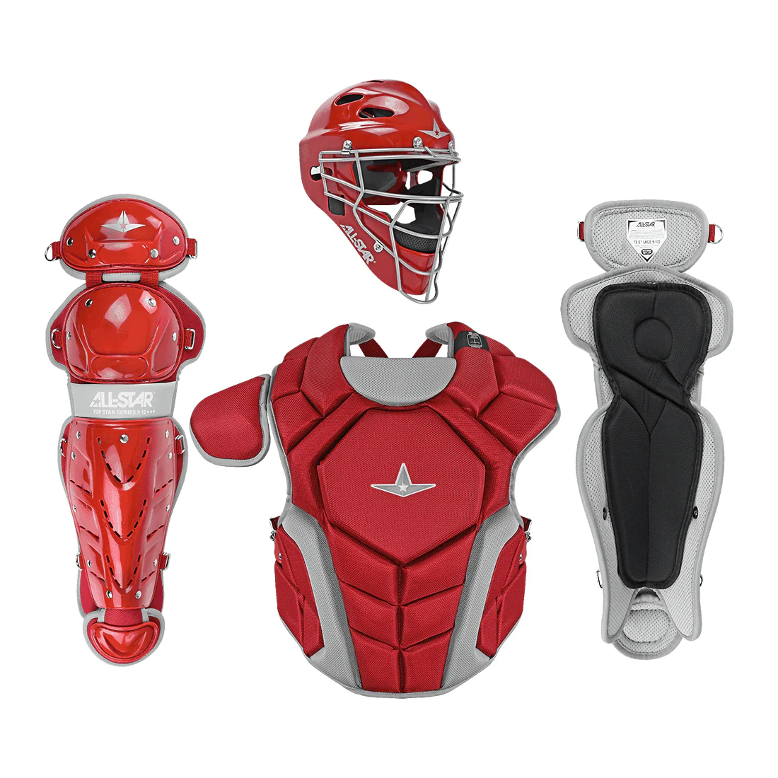 All Star Top Star Series (Ages 7-9) Catcher's Kit NOCSAE Approved: CKCC-TS-79 - Image 5