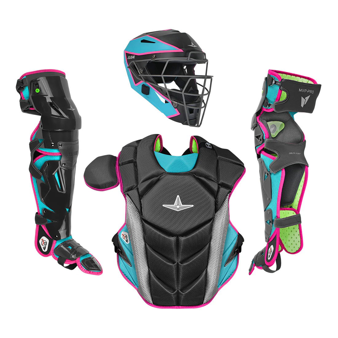 All Star MVP Pro Short Fuse Limited Edition Catcher's Kit - Image 3