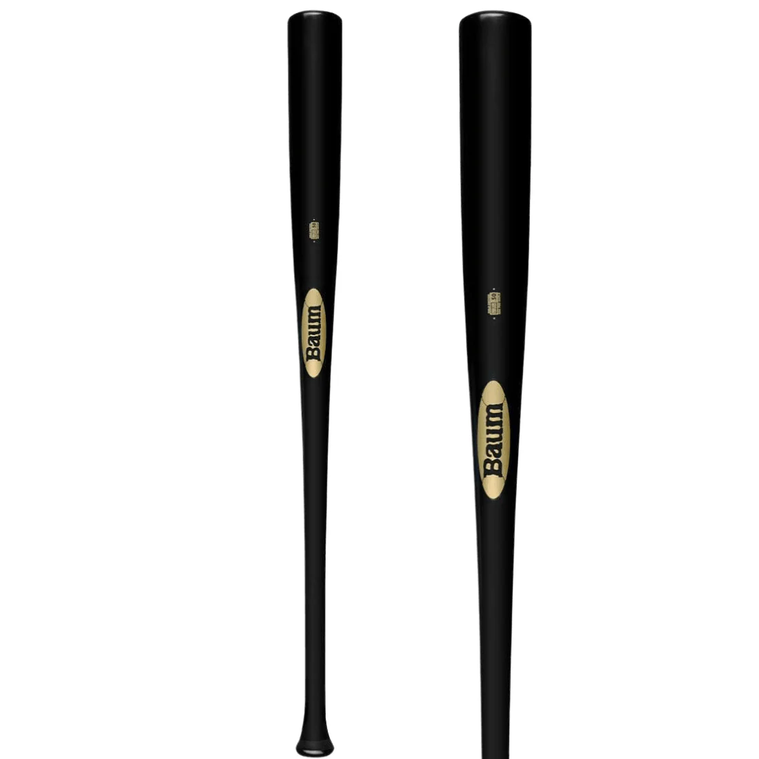 Baum Bat Gold Stock (-3) Maple Baseball Bat w/ Flared Handle: BBMFGSTOCKPRO-BK - Image 2