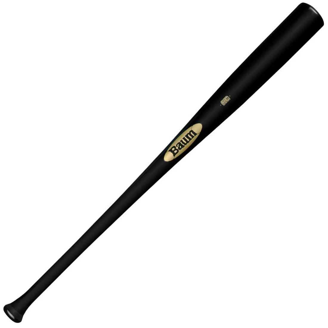 Baum Bat Gold Stock (-3) Maple Baseball Bat w/ Flared Handle: BBMFGSTOCKPRO-BK - Image 3