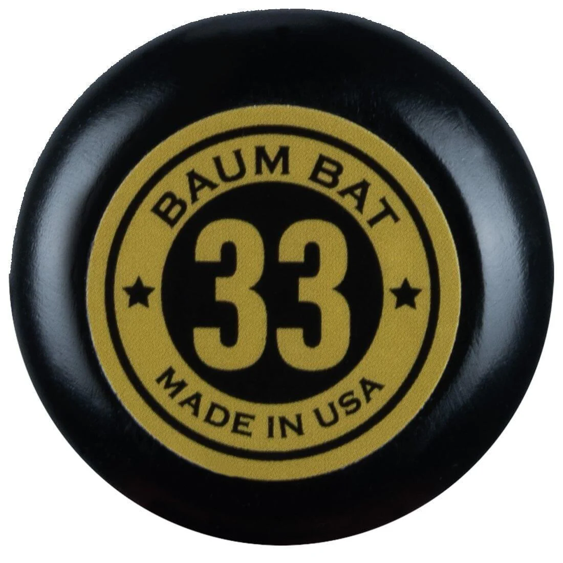 Baum Bat Gold Stock (-3) Maple Baseball Bat w/ Flared Handle: BBMFGSTOCKPRO-BK - Image 4