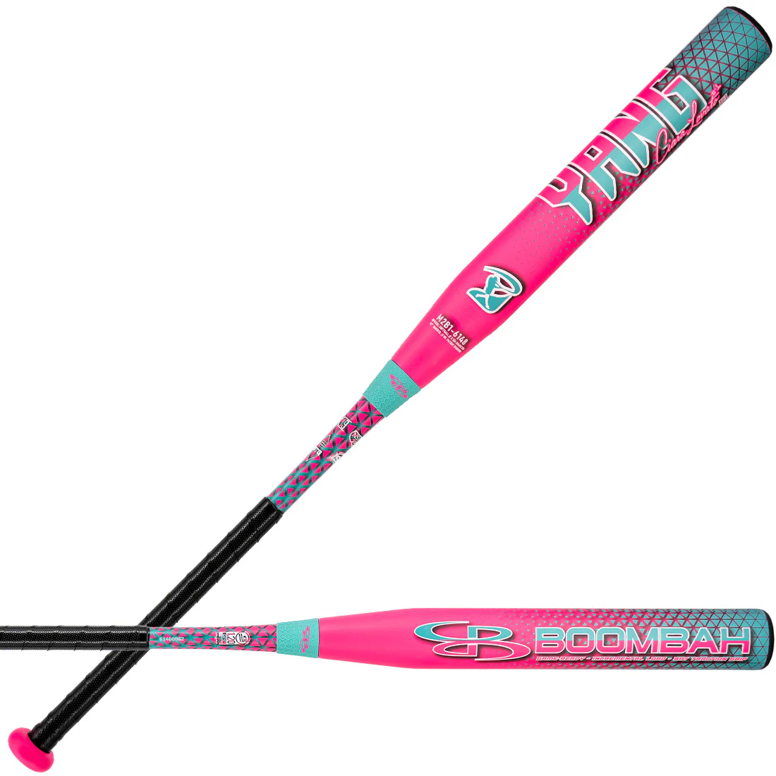 Boombah Pure Ciara Lovato Signature "Yang" Boom Load 12" Endloaded Slowpitch Softball Bat: M2B1-6148 - Image 2