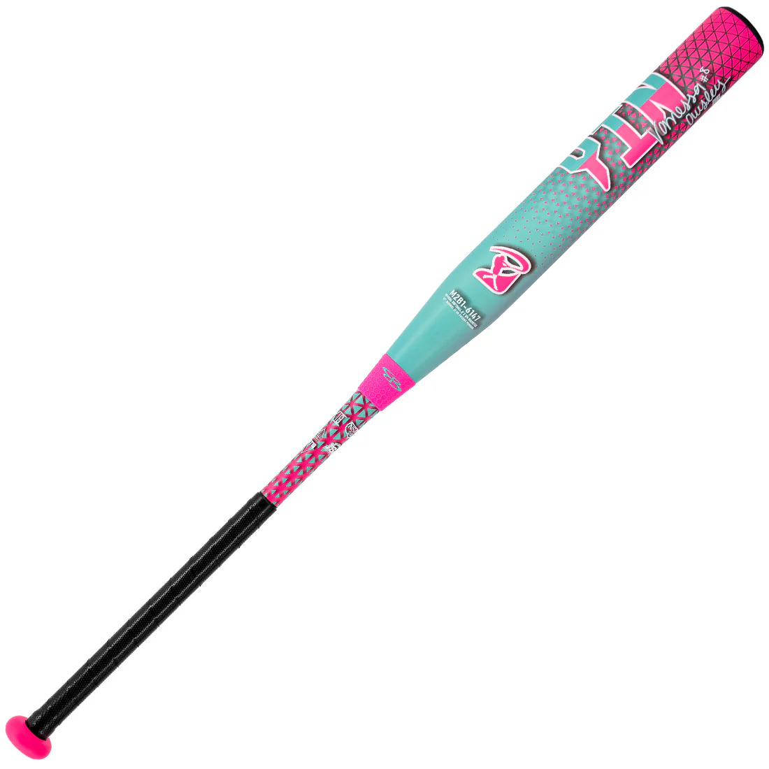 Boombah Pure Vanessa Owsley Signature "Yin" Boom Load 12" Endloaded Slowpitch Softball Bat: M2B1-6147 - Image 3