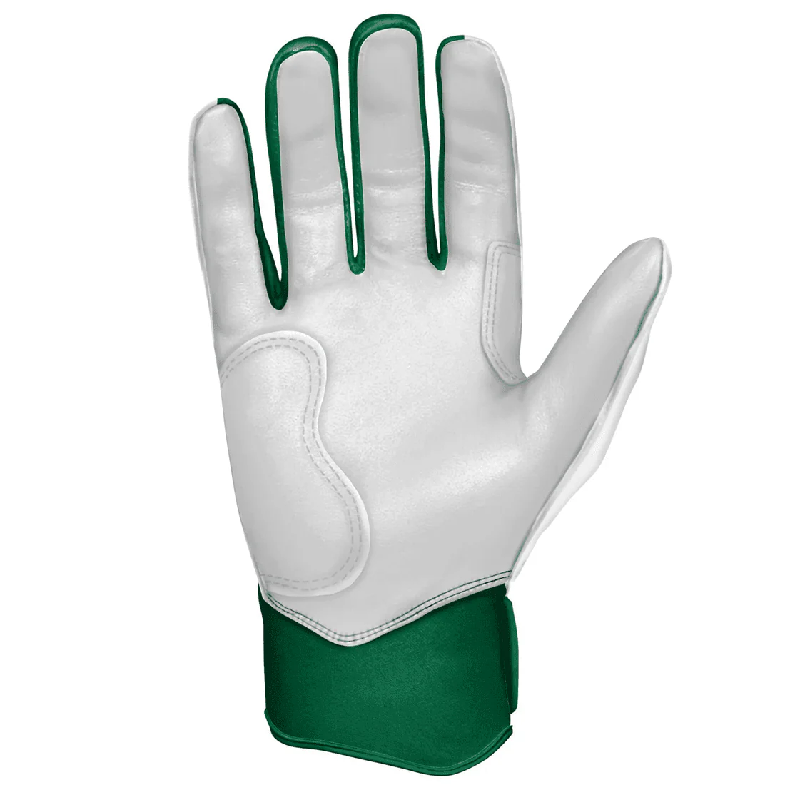 Bruce Bolt Premium Pro Chrome Series Short Cuff Batting Gloves: Green - Image 4