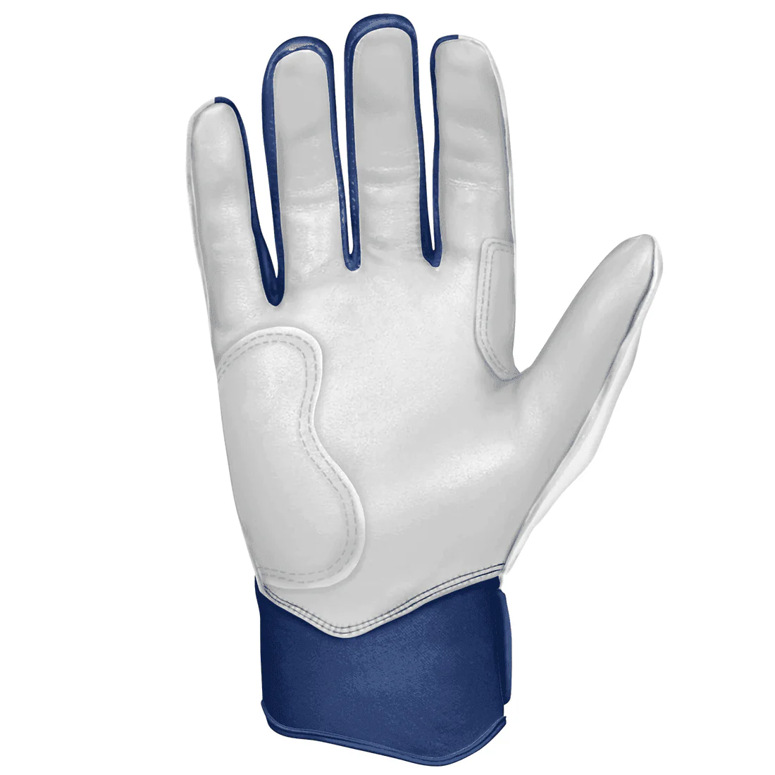 Bruce Bolt Premium Pro Chrome Series Short Cuff Batting Gloves: Navy - Image 4