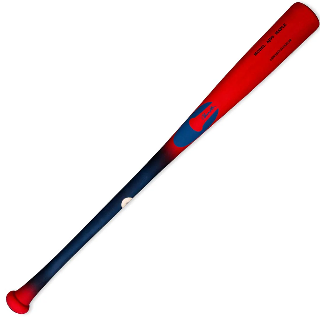 Chandler AJ99 Peformance Cut Youth Maple Wood Baseball Bat - Image 2