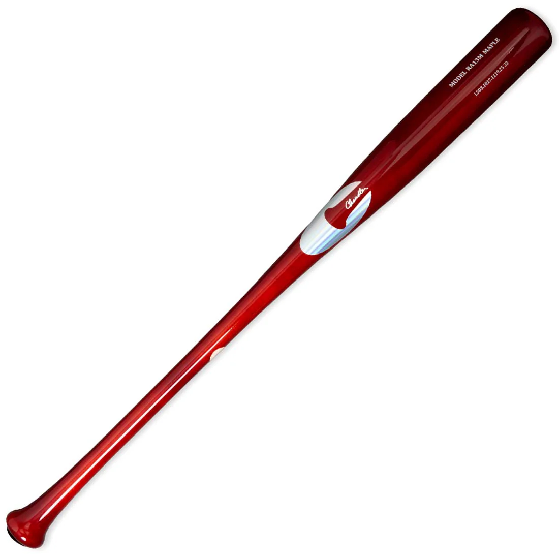 Chandler RA13M Performance Cut Balanced Maple Wood Baseball Bat - Image 2