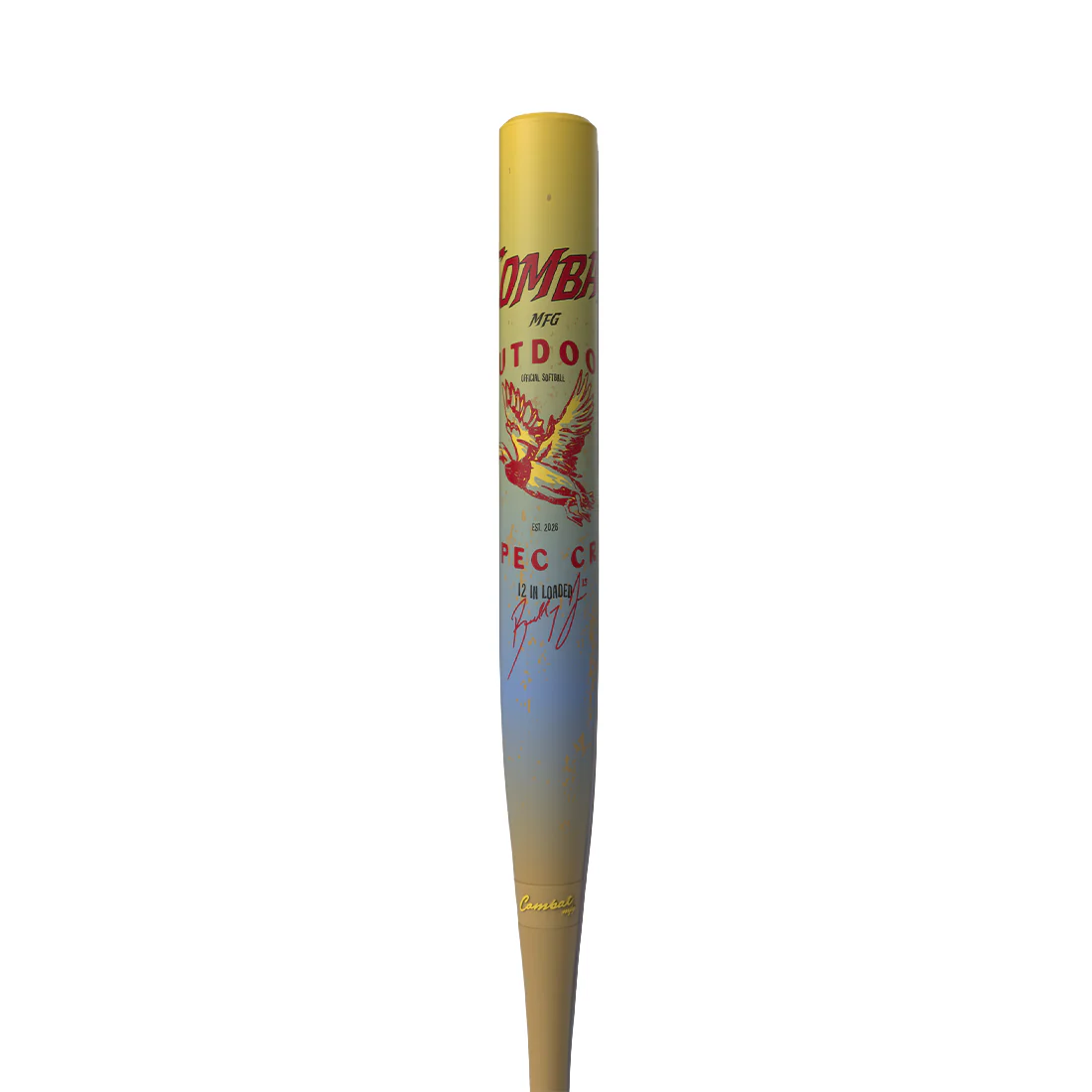 Combat MFG Spec-CR1 Outdoor Series Bradley Jones Signature 12" Loaded USSSA Slowpitch Softball Bat: CSU6JOUTL - Image 3