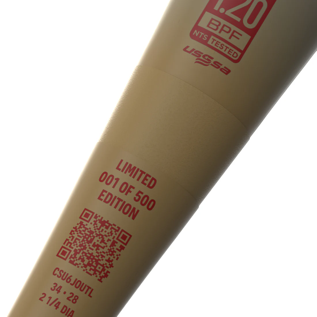 Combat MFG Spec-CR1 Outdoor Series Bradley Jones Signature 12" Loaded USSSA Slowpitch Softball Bat: CSU6JOUTL - Image 7