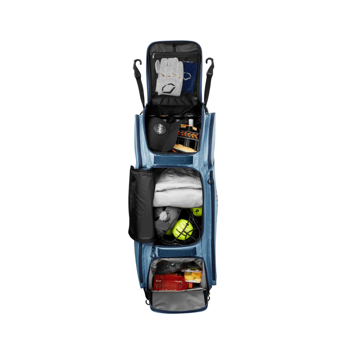DeMarini Special Ops V2 Front Line Wheeled Roller Bag: WB57441 - Image 22