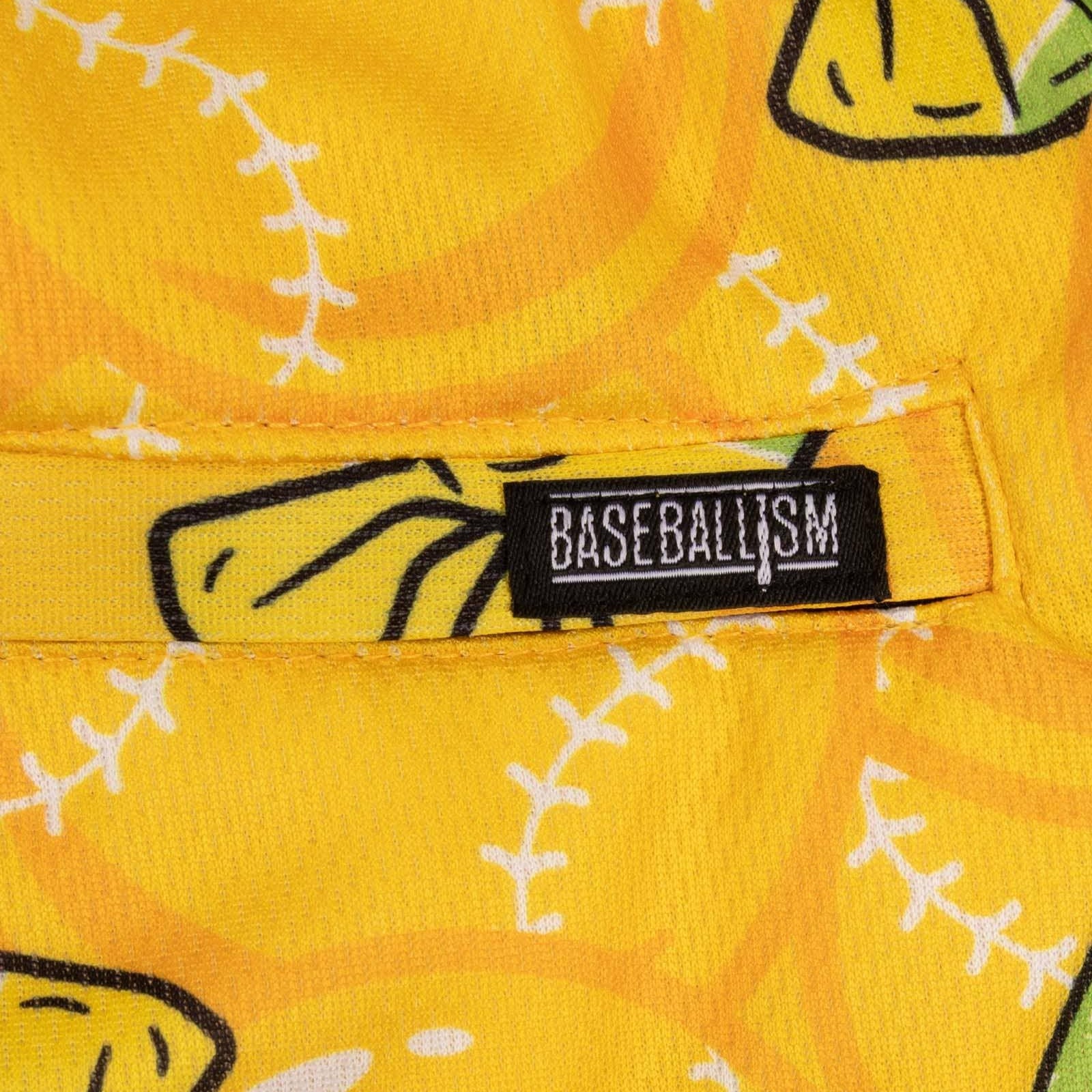 Baseballism Doubles and Bubbles Diamond Air Mesh Banana Shorts - Adult - Image 5