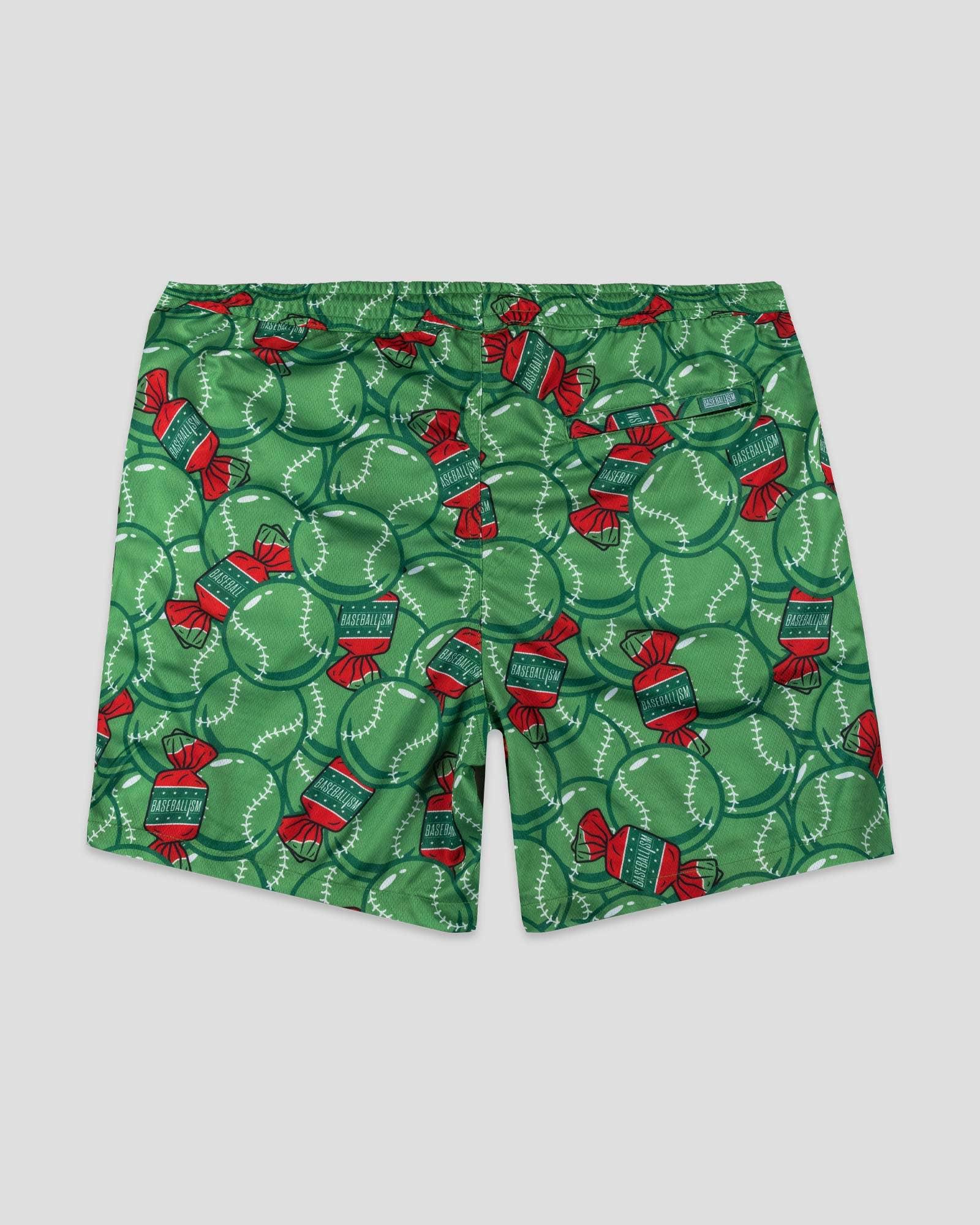 Doubles and Bubbles Diamond Air Mesh Shorts - Walk-Off Watermelon - Image 3