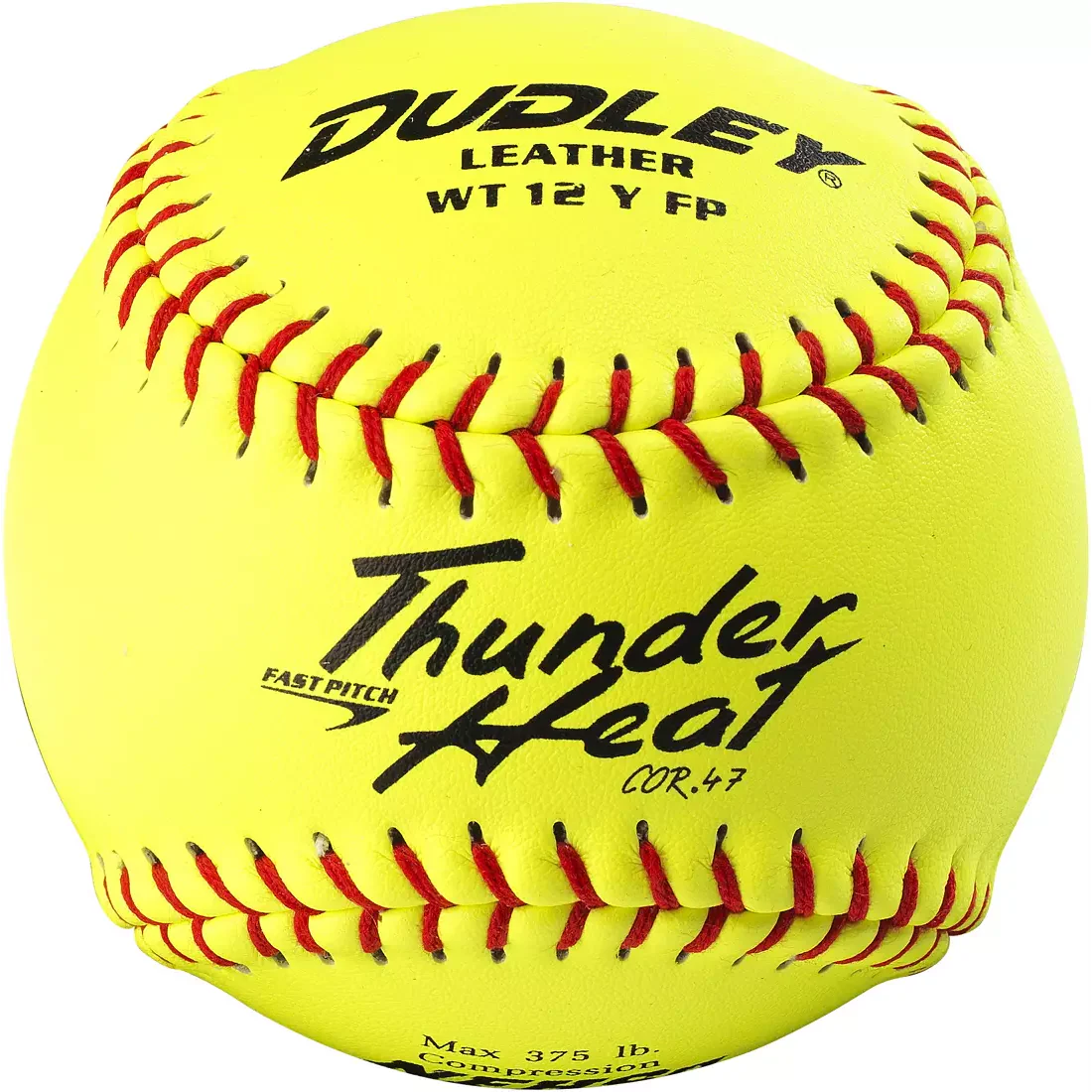 Dudley 12" NFHS Thunder Heat Fastpitch Softballs (6 pack): 4D147WR - Image 2