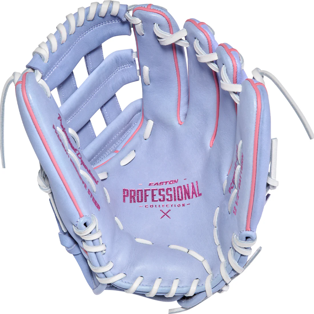 Easton Professional Collection Color Splash 3.0 12.5” Fastpitch Outfield Glove: PCFP125-6PE - Image 2