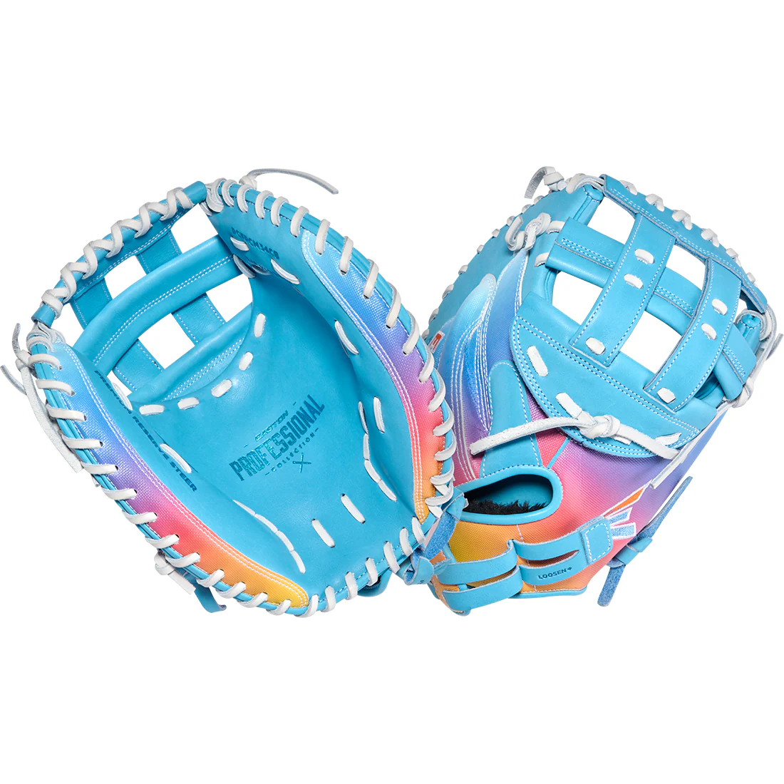 Easton Professional Collection Color Splash 3.0 34” Fastpitch Catcher’s Mitt: PCFPCM34CB - Image 5